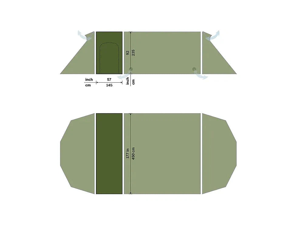 HILLEBERG Stalon XL Extension 史特龍延伸帳組件 mabuvalley