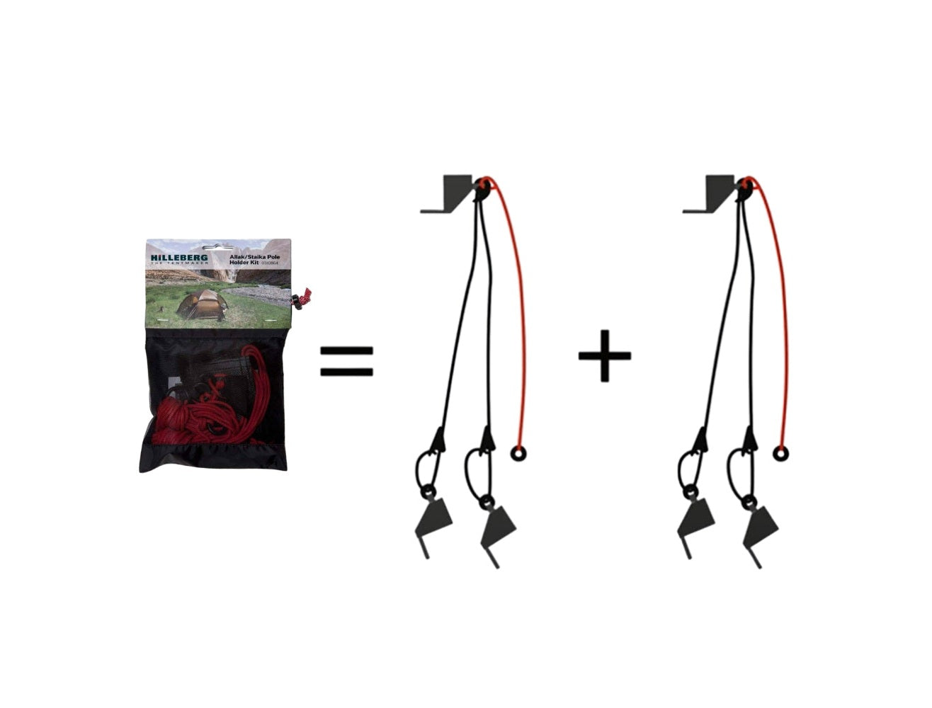 HILLEBERG 營柱套 Pole holders for Allak / Staika
