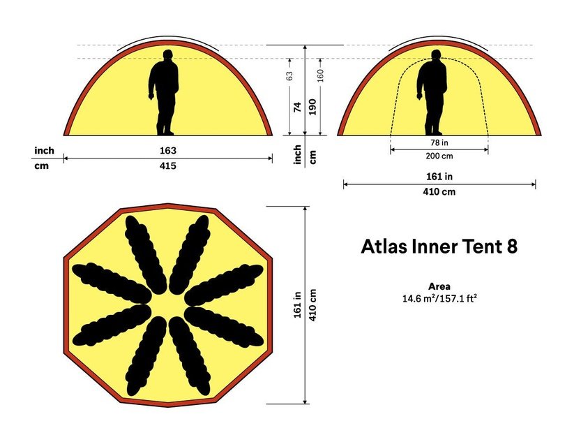 hilleberg atlas tent HILLEBERG Atlas Inner Tent 8 inner tent – Hilleberg Taiwan