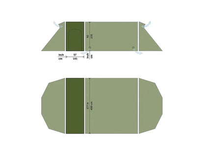 HILLEBERG Stalon XL Extension 史特龍延伸帳組件