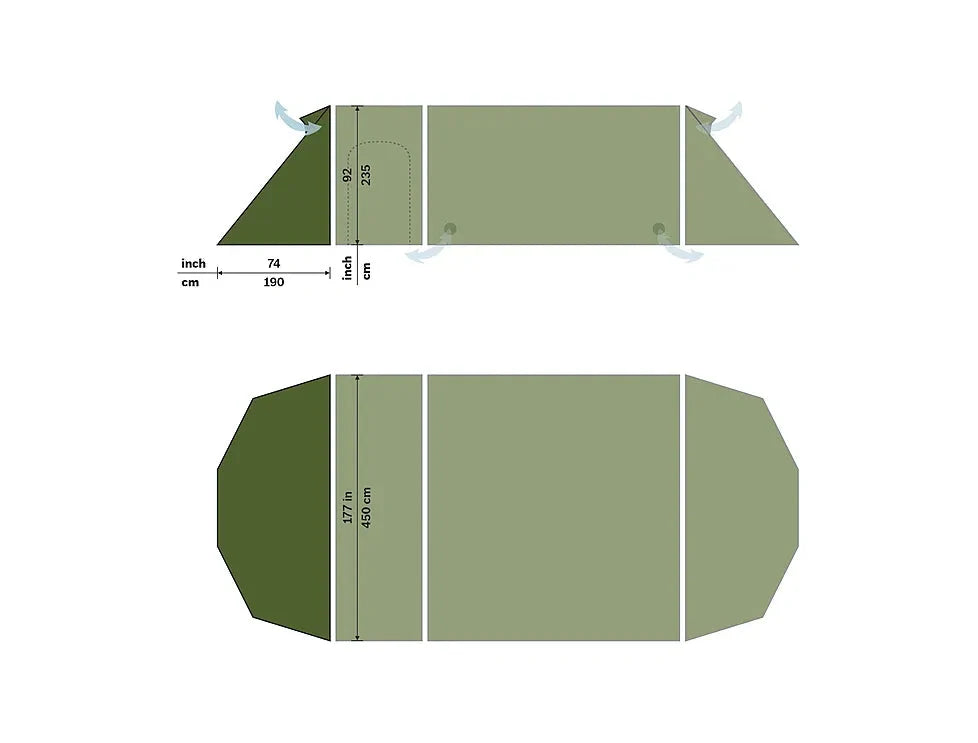 HILLEBERG Stalon XL Vestibule 史特龍 前庭組件